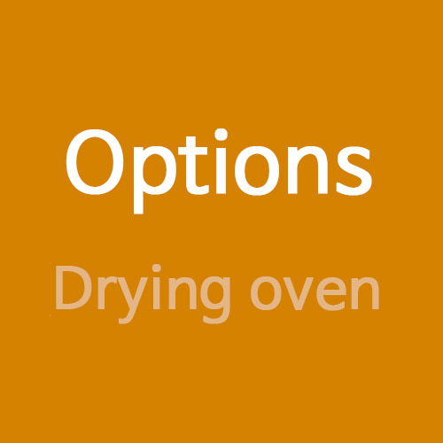 Options(Drying oven)