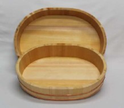 Wooden paste bowl 2 in one set