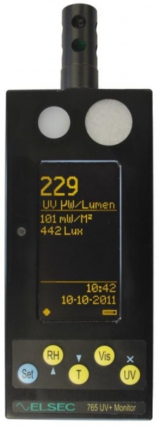 ELSEC765 환경모니터기 온도/습도/자외선/조도측정