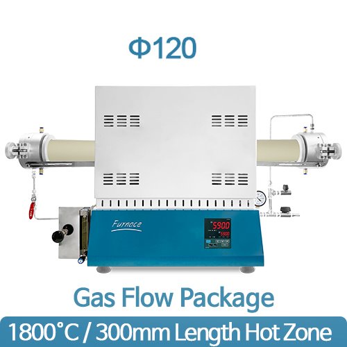 1800℃ 가스플로패키지 Gas Flow Package SH-FU-120TS-WG (300mm Ø120)